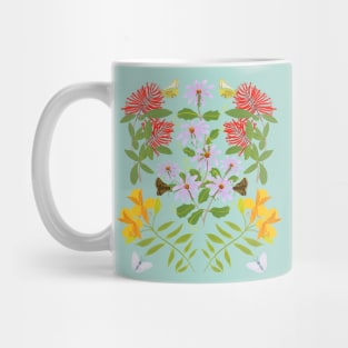 Folk retro florals Mug